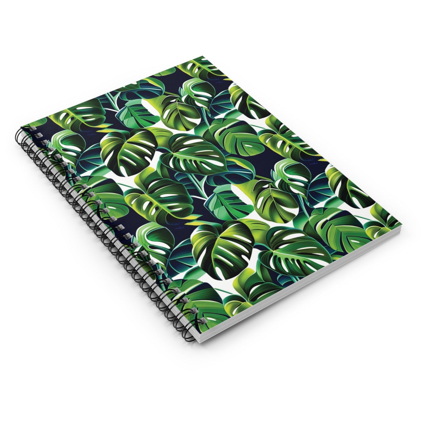 Monstera Spiral Notebook - Ruled Line