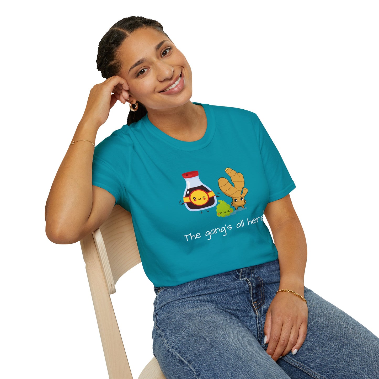 The gang's all here - Unisex Softstyle T-Shirt