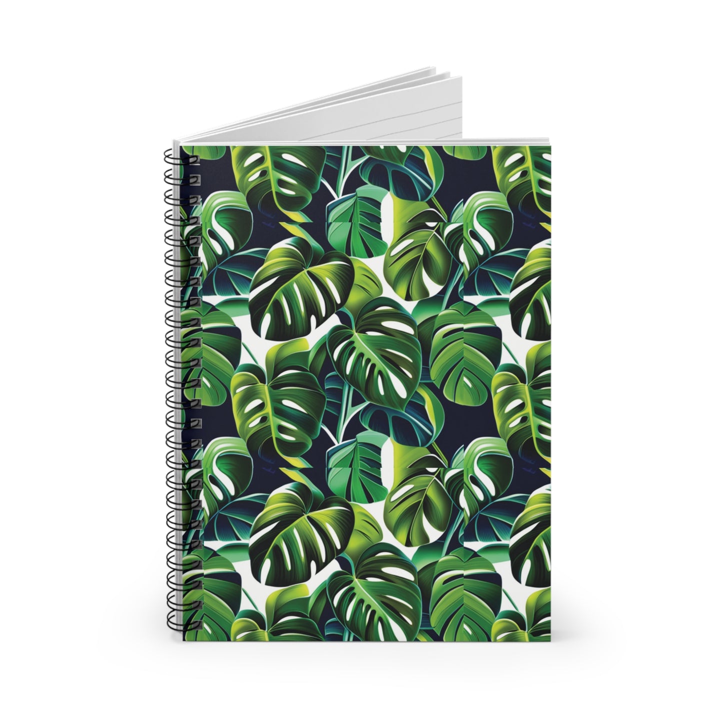 Monstera Spiral Notebook - Ruled Line